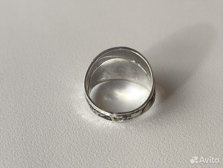 В доставке Кольцо серебряное Кубачи р 16,5
