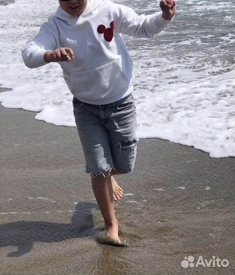 Шорты джинсовые рост 152 и худи Zara рост 140