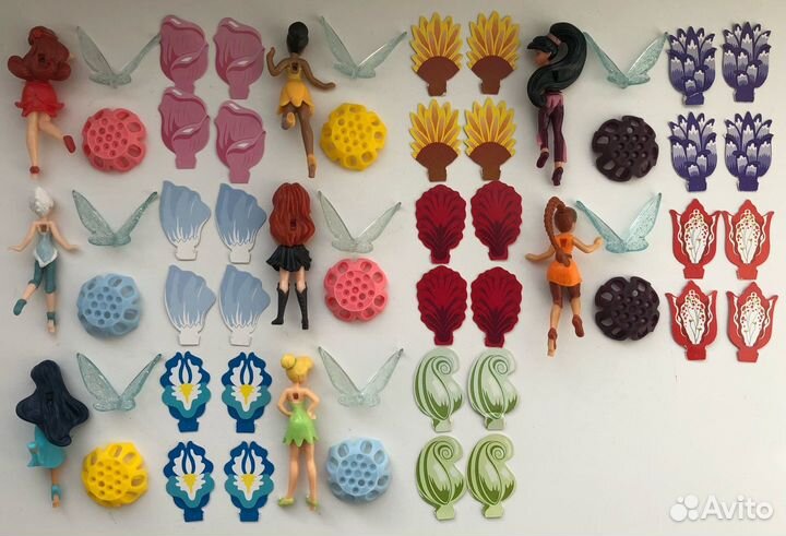 Серия киндер сюрприз феи диснея в цветах