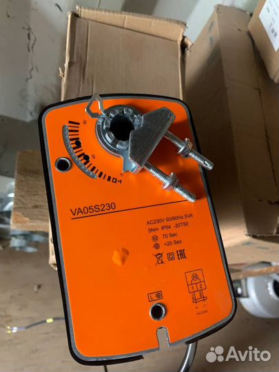 Электропривод va05s230s с пружинным возвратом