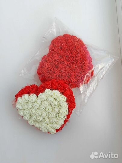 Сердца и Мишки из роз