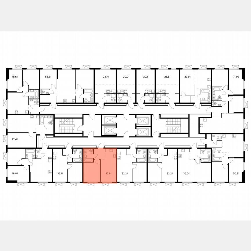 1-к. квартира, 35,9 м², 13/38 эт.