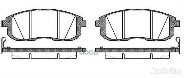 Колодки торм.пер. 0293.14 Remsa