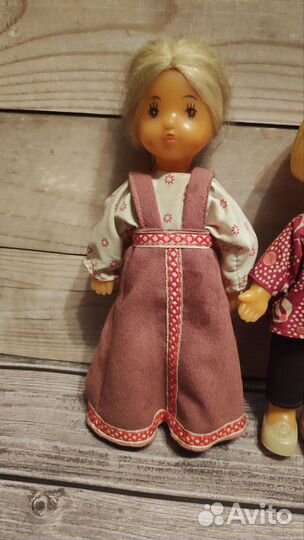 Куклы Алёнушка и Иванушка Винтаж