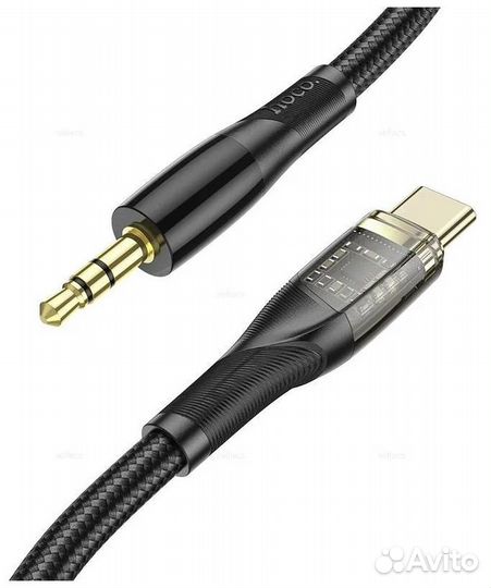 Кабель AUX, Type-C(m) - Jack 3,5mm(m) hoco UPA25