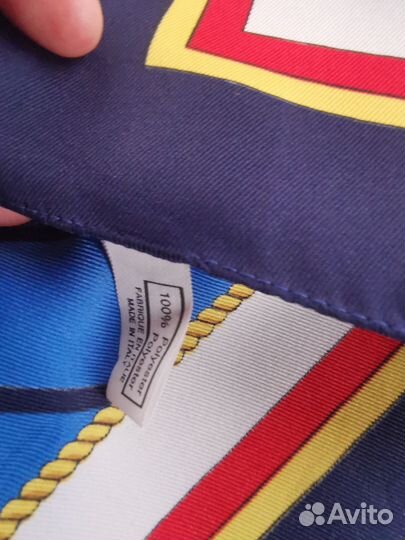 Морской стиль винтажный платок италия