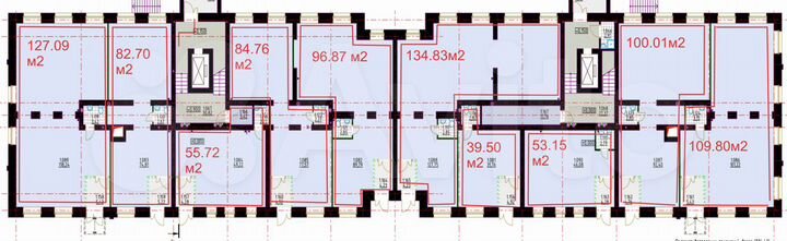 ЖК ID-морской Универсальное помещение, 97.6 м²
