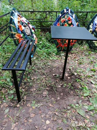 Оградки ритуальные на могилу в наличии и под заказ