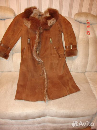 Женская дубленка почти новая