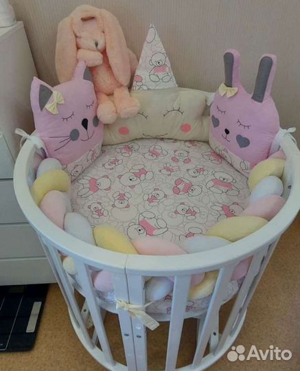 Бортики в детскую кроватку