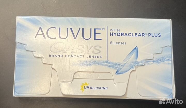 Линзы -4,5 acuvue Oasys - 5 штук в упаковке