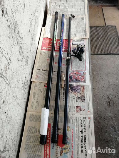 Удочки, блесны, крючки и пр