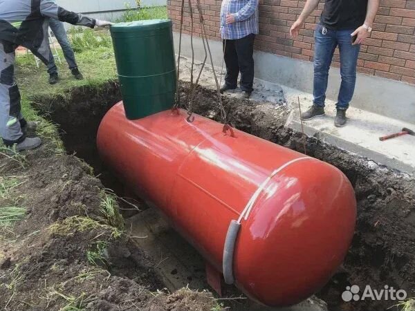 Газгольдер 7600л автономное газоснабжение