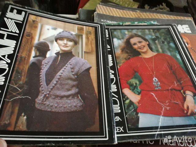 Журналы и книги по вязанию