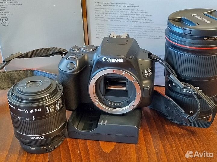 Цифровой фотоаппарат canon EOS 250D(kit)