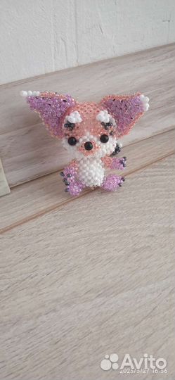 Амигуруми из бисера ушастик