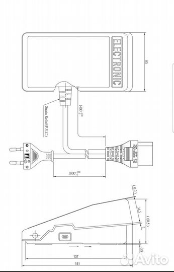 Педаль для оверлока (коверлока) YC-483-5