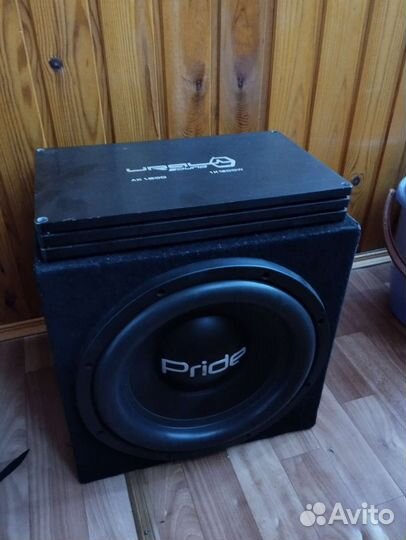 Сабвуфер pride junior 12 pro моноблок ural 1.500