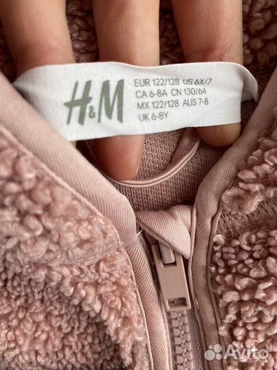 Толстовка hm для девочки 122 128