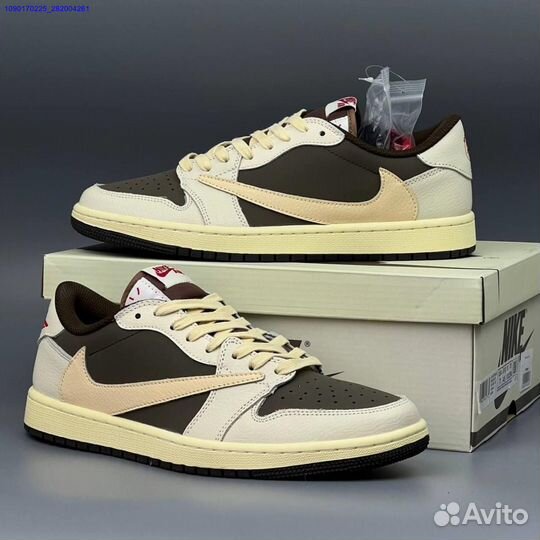 Кроссовки Nike Air Jordan 1 Travis Scott летние