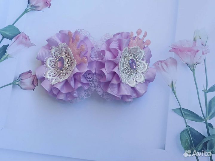 Резиночки для волос ручной работы