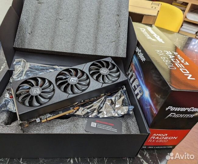 Rx 6800 powercolor fighter 16gb