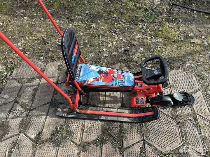 Снегокат с колесами