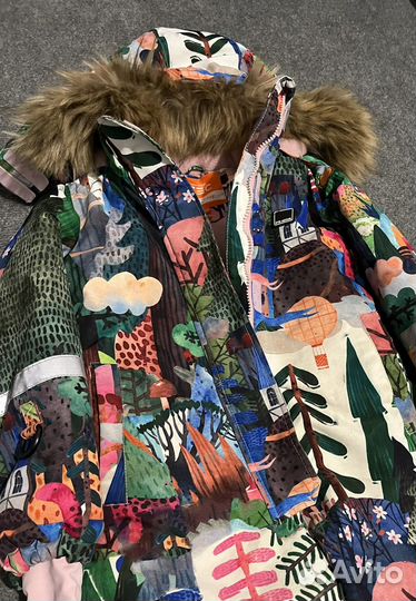 Зимний комбинезон для девочки 116