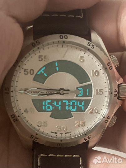 Hamilton khaki aviation flight timer 40мм