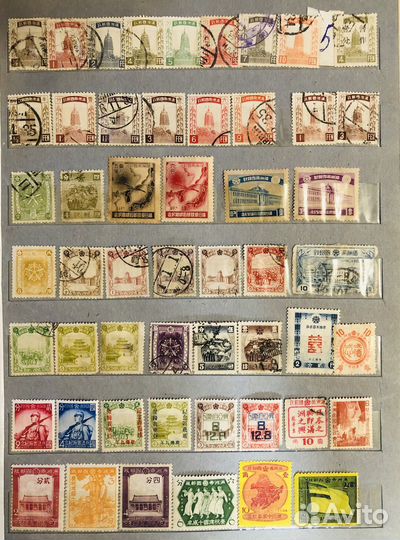 Марки Китай Манчжурия 1932-1945
