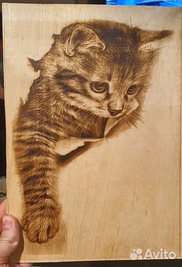 Изготовление портретов,выжигание по дереву