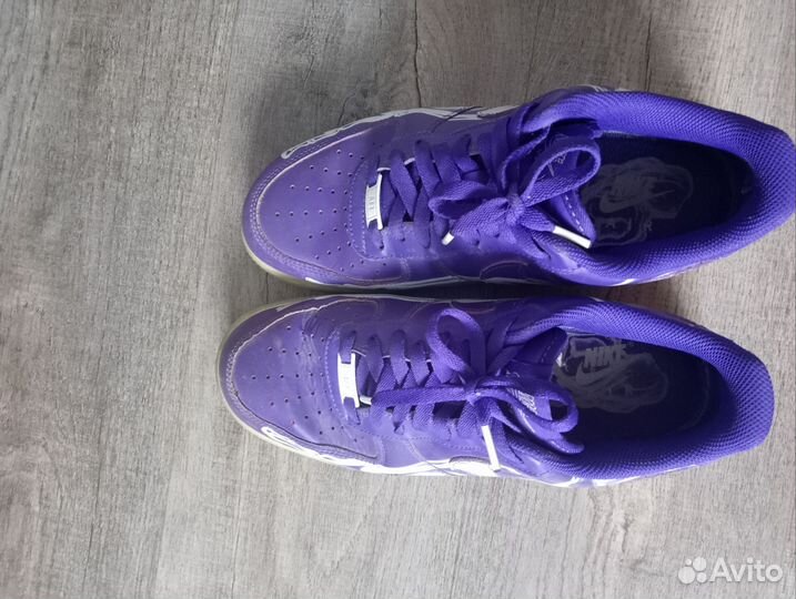 Nike air force 1 skeleton purple