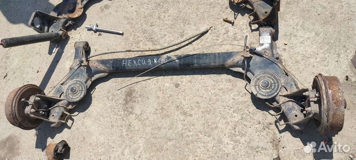 Балка задняя daewoo nexia в сборе