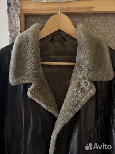 Куртка дубленка натуральная кожа и мех