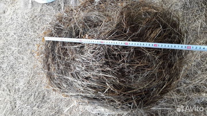 Сено и солома в тюках
