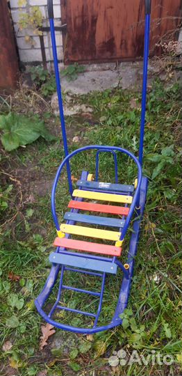 Детские санки с колесами