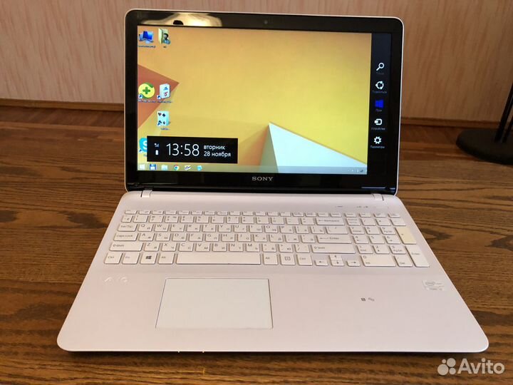 Ноутбук sony в идеальном состоянии для офиса учебы
