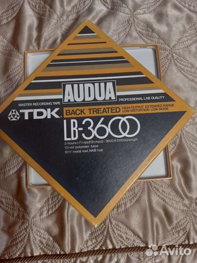 Магнитная лента TDK на аллюм. катушке с записью