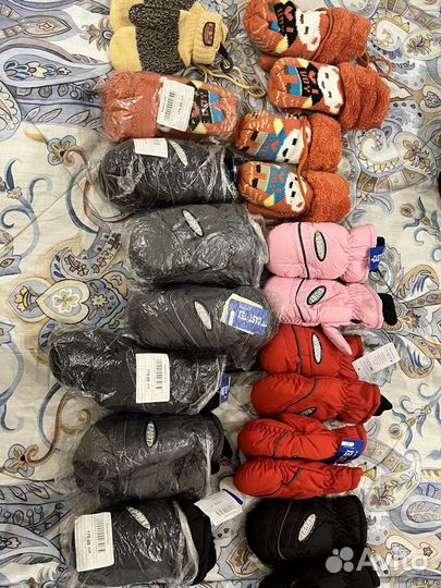 Варежки зимние детские