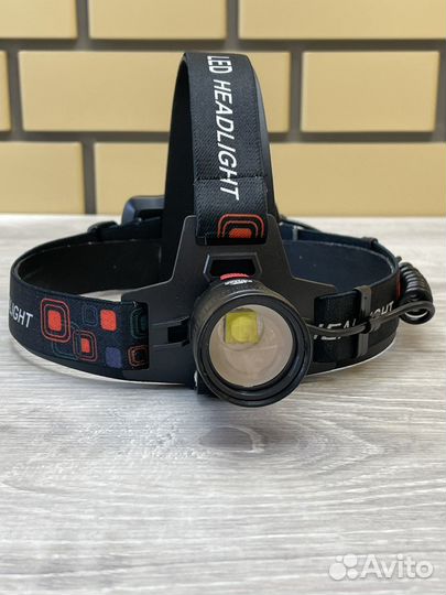 Мощный налобный фонарь
