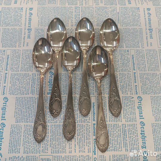 Набор мельхиоровых ложек СССР