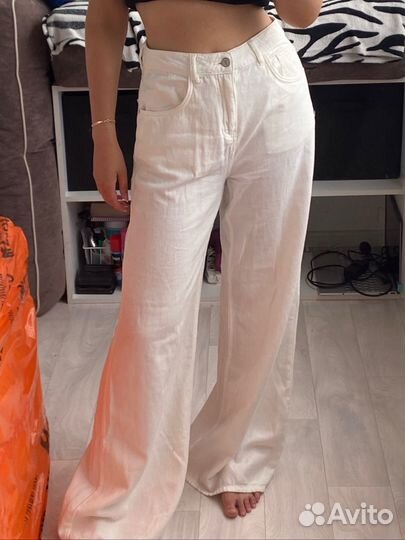 Джинсы палаццо трубы