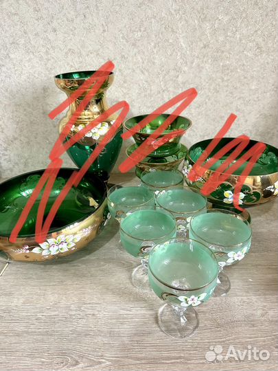 Посуда богемия чехия