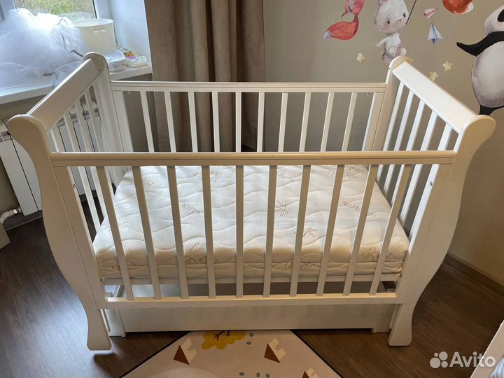 Детская кровать Лель Лаванда, 1200 x 600