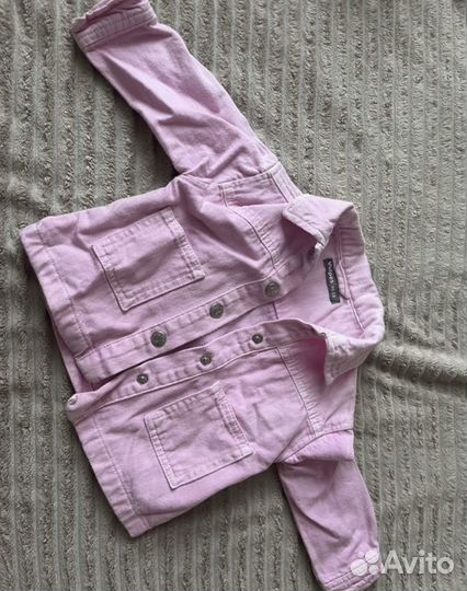 Кофта Тэдди и джинсовка для девочки