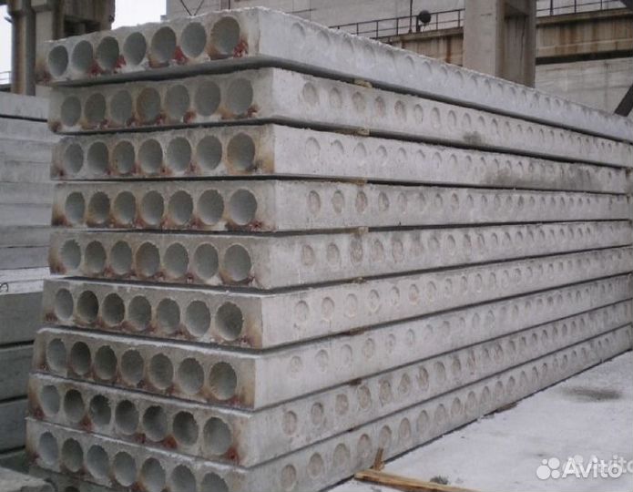 Плита перекрытия пустотная пк 54-15