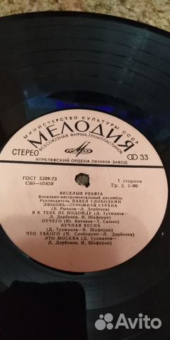 Виниловые пластинки