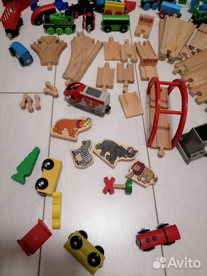 Деревянная железная дорога IKEA brio