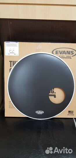Evans BD20ronx EQ3 onyx Пластик бочка 20''
