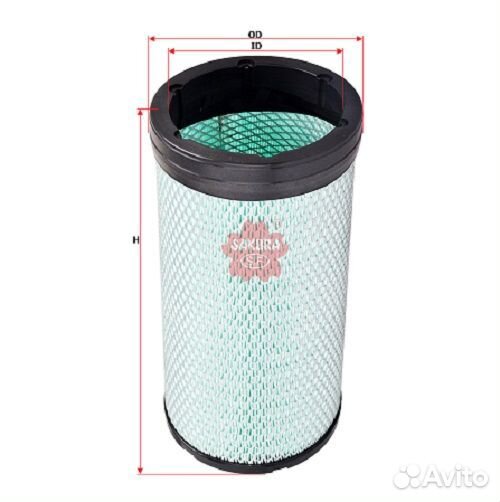 Фильтр воздушный A-6125 sakura Nissan CW55A, CW631
